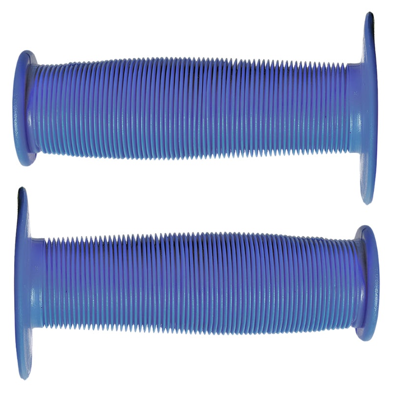 Turbo-Style BMX grips – Mushroom/Toadstool – Flanged – Blue