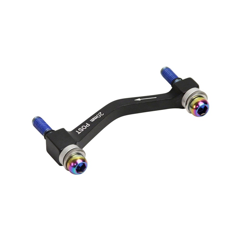 Disc Brake Adaptor w/ Rainbow Bolts