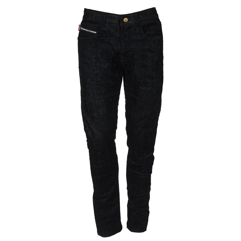 Straight Leg Protective Jeans – Black with Pads