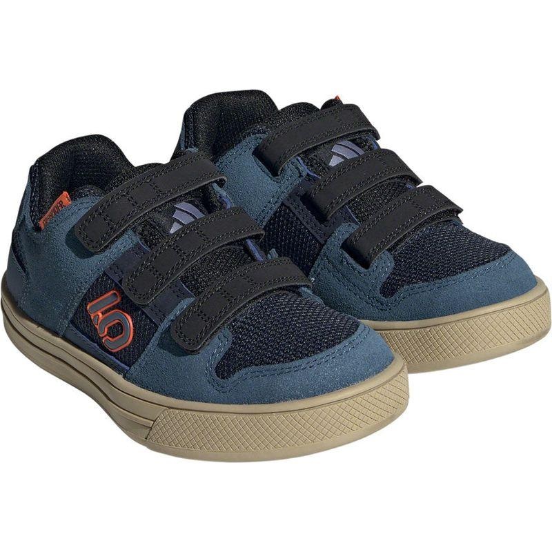 Five Ten Freerider Kid’s VCS Flat Shoes – Youth Legend Ink/Wonder Steel/Impact Orange 12.5K