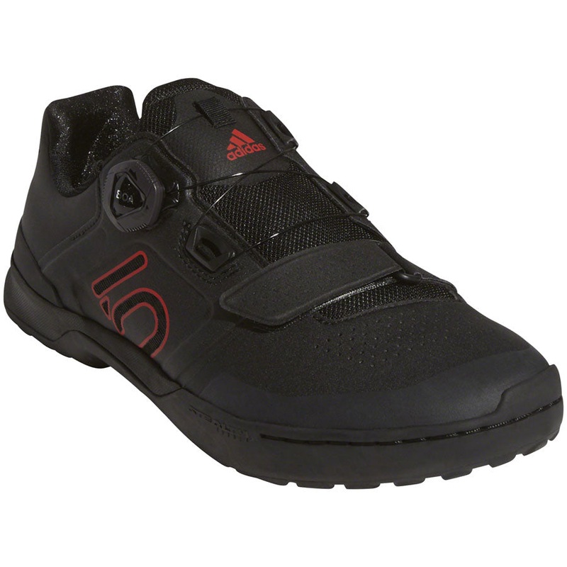 Five Ten Kestrel Pro BOA Mountain Clipless Mountain Clipless Shoes – Mens Core BLK / Red / Gray Six 12.5