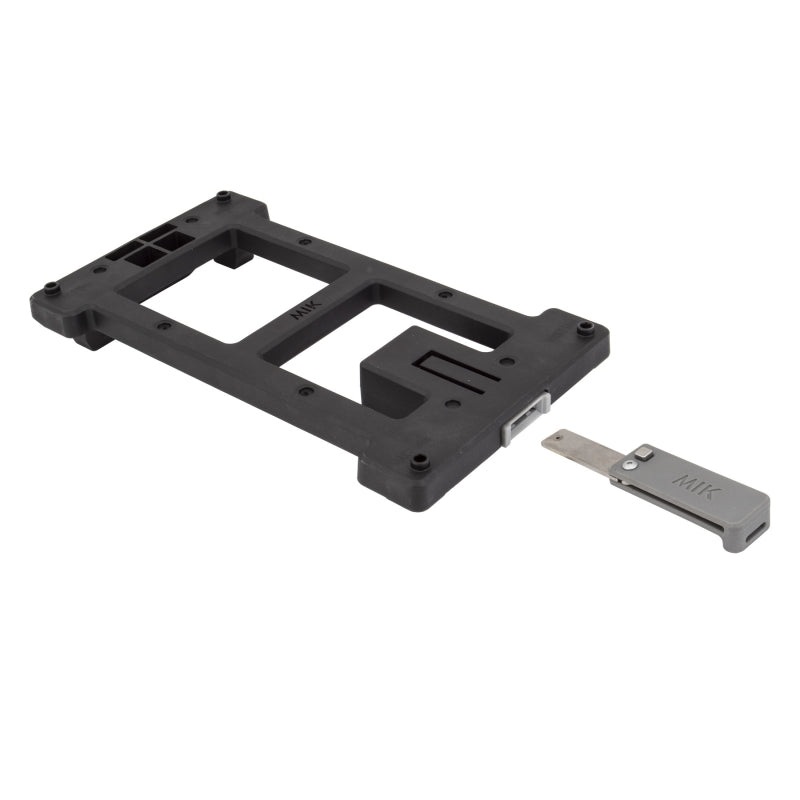 Basil MIK Adaptor Plate Bag/Basket Adaptor – Black