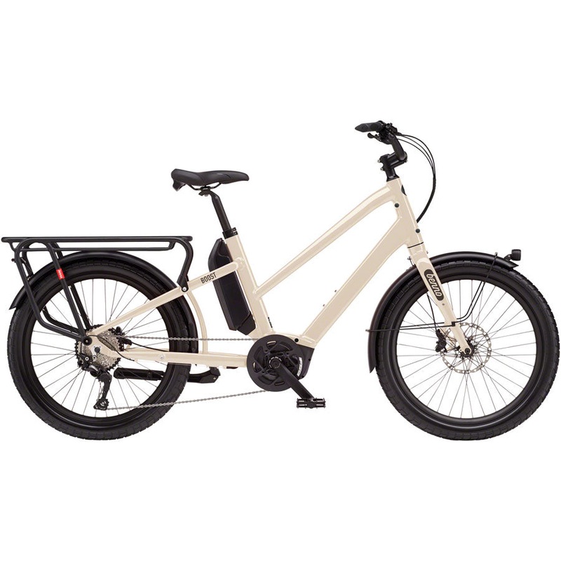 Benno Boost E Class 1 Etility Ebike – Bosch Performance Line, 400Wh, Step-Through, Bone Gray, One Size