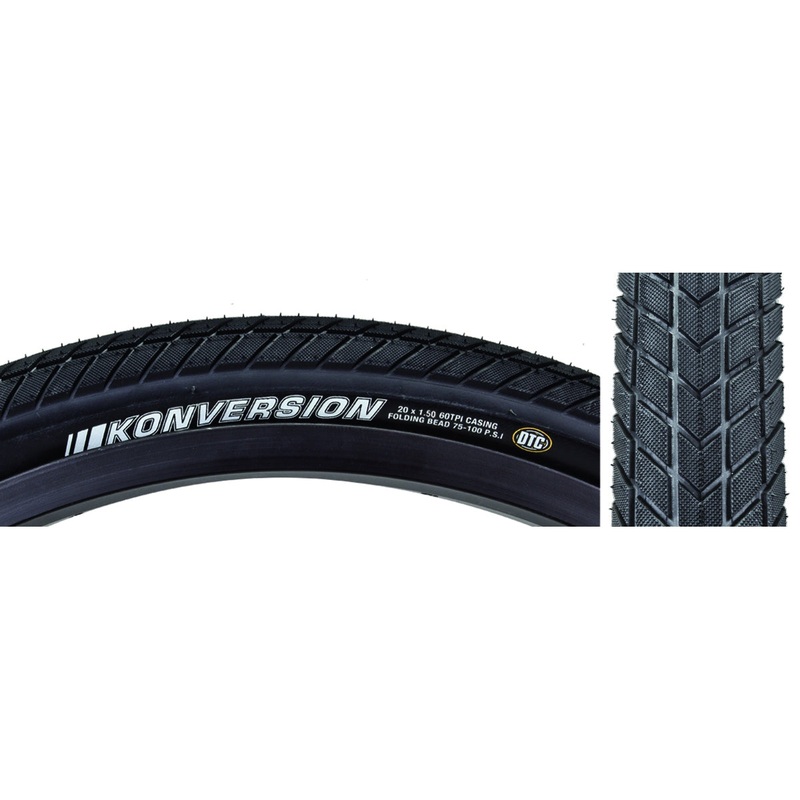 Kenda Konversion Elite BMX Tires  Lightweight, Race-Performance 20×1.5, 1.65, 1.75, and 1.95 DTC Rubber Compound, Folding Beads, for Track Excellence
