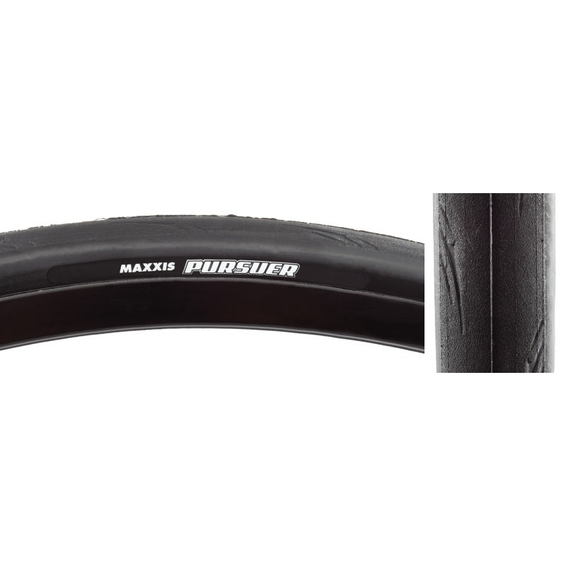 Maxxis Pursuer Tire – 700 x 25 Clincher Folding Black Single