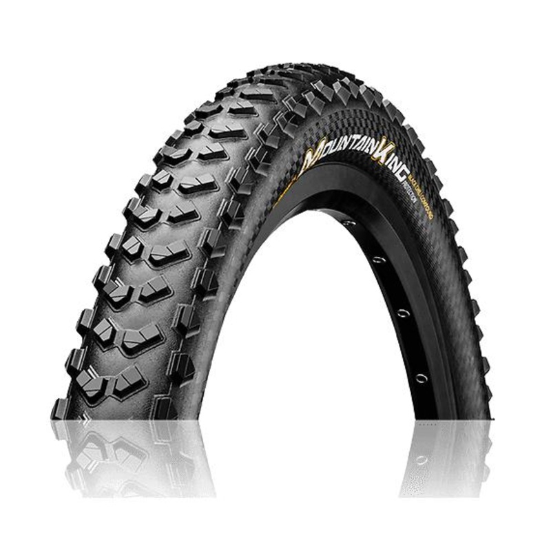 Mountain King Fold ProTection+ 27.5″ Bike Tire: Black Chili