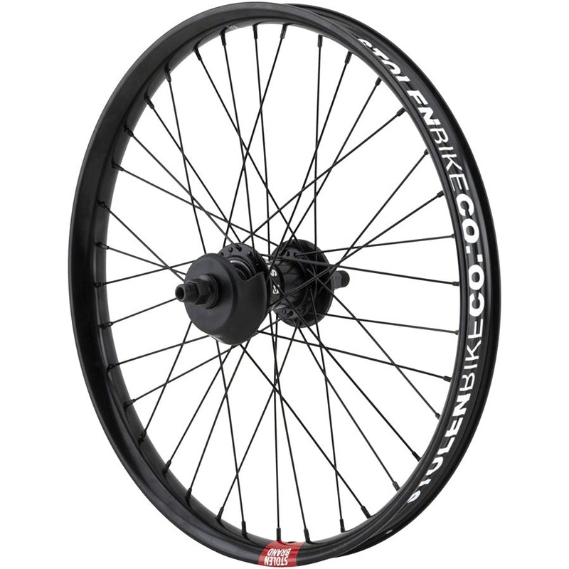 Stolen Rampage Pro Street Rear Wheel – 20″ 14 x 110mm Brakeless Freecoaster BLK 9T RHD