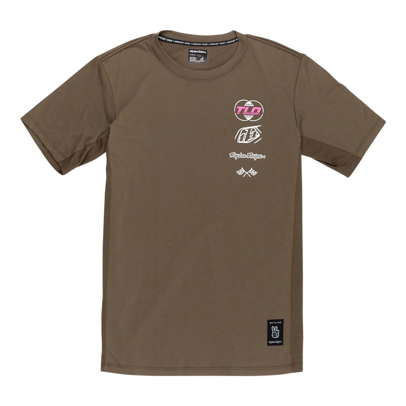 Troy Lee Designs Skyline Short Sleeve Ride Tee – Worldwide – Caper