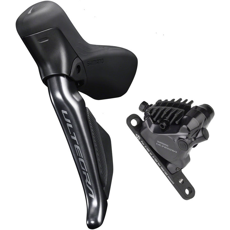 Ultegra ST-R8170F Di2 Shift/Brake Lever BR-R8170 Hydraulic Disc Brake Caliper – Left/Front 2x Flat Mount BLK