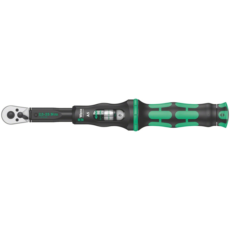 Wera Click-Torque A 5 Torque Wrench – with Reversible Ratchet, 1/4″
