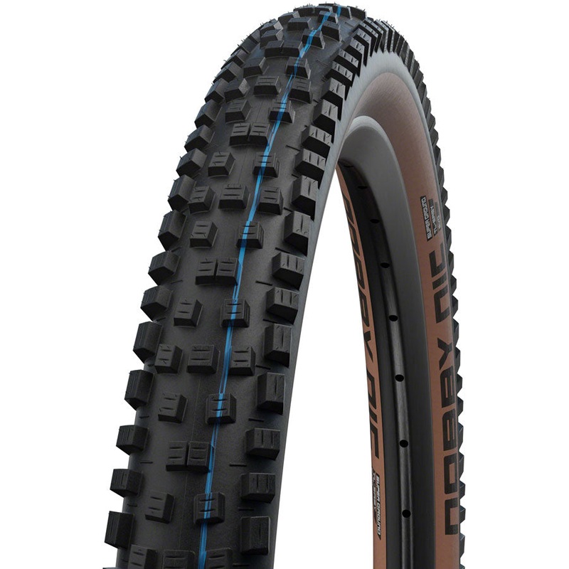 Schwalbe Nobby Nic Tire – 27.5 x 2.35 Tubeless Folding BLK/Bronze Evolution Line Super Ground Addix SpeedGrip