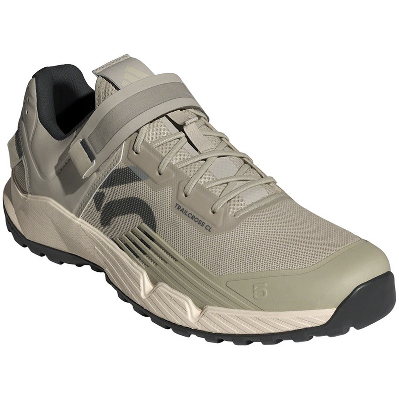 Five Ten Trailcross Mountain Clipless Shoes – Mens Putty Gray/Carbon/Wonder White 9.5