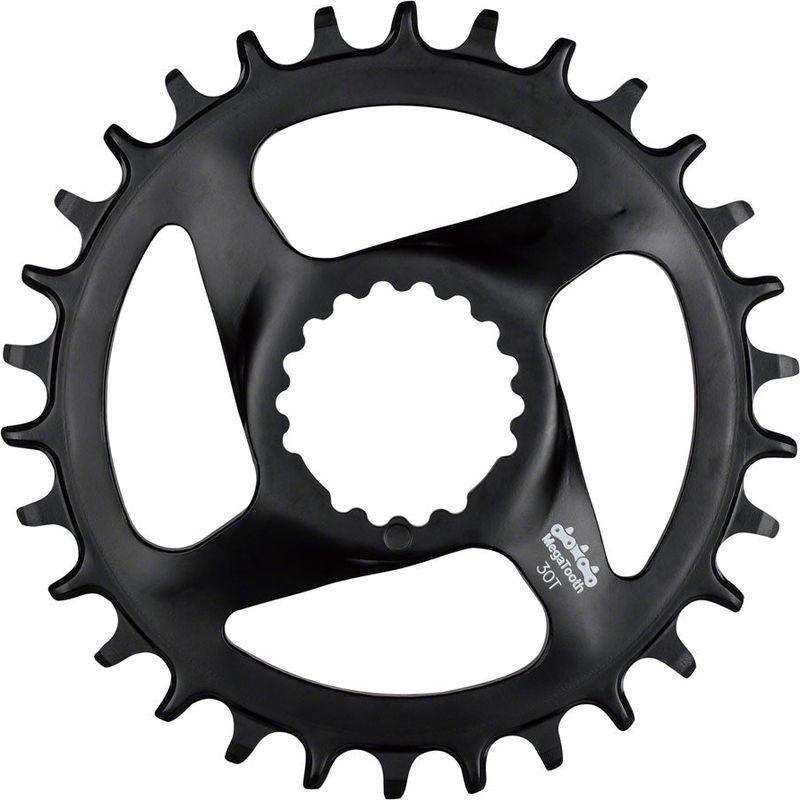 Full Speed Ahead Comet MegaTooth Direct Mount Chainring – 30t FSA Direct Mount For 12-Speed Shimano Hyperglide Black