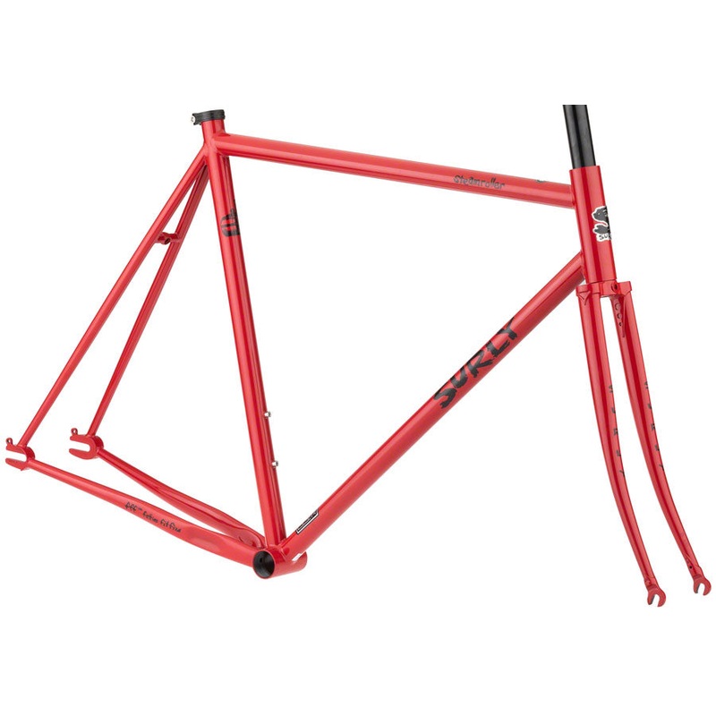 Surly Steamroller Frameset – 700c Steel Shag Carpet Orange 53cm