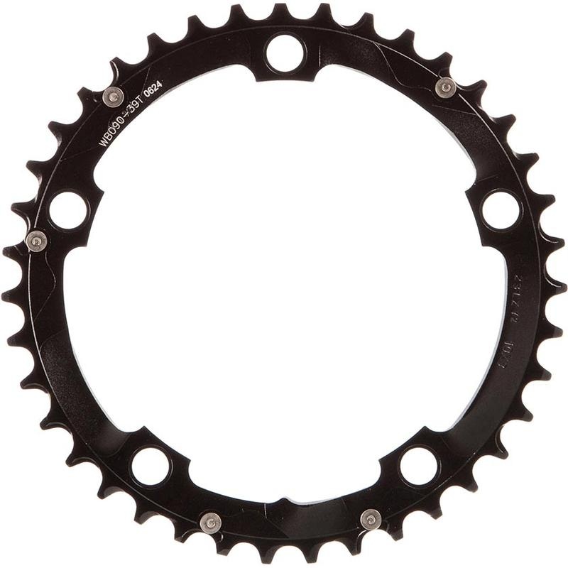 Full Speed Ahead Pro Road Triple Chainring – 39t 130 BCD Aluminum S-10 Black