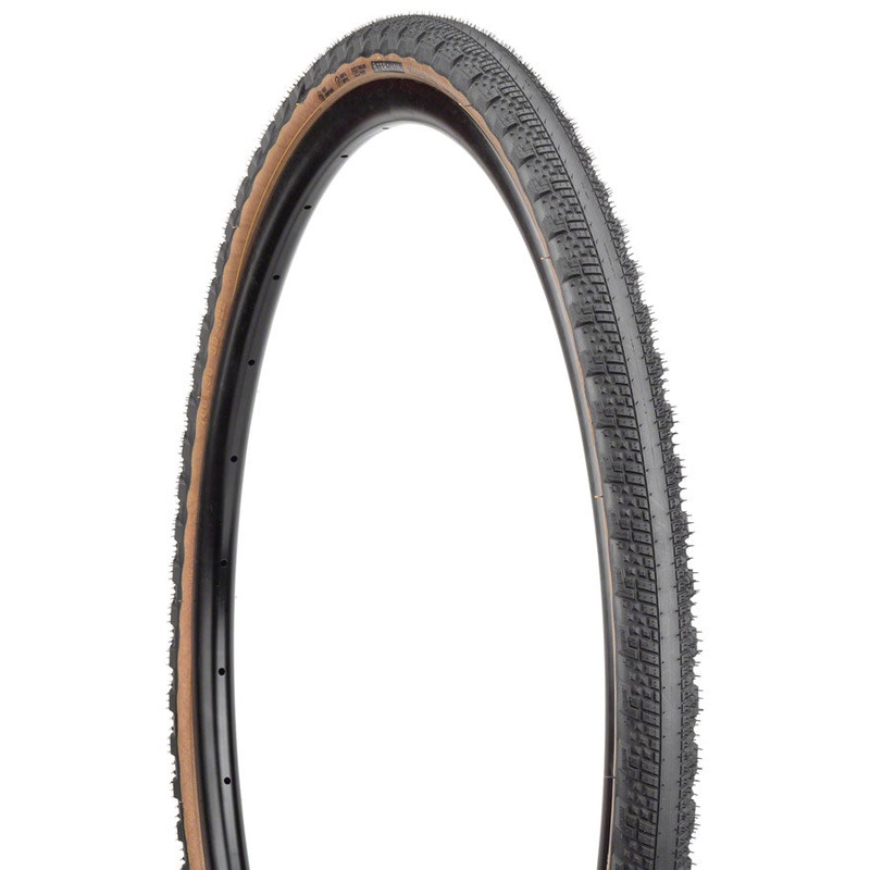 Teravail Washburn Tire – 700 x 38, Tubeless, Folding, Tan, Light and Supple
