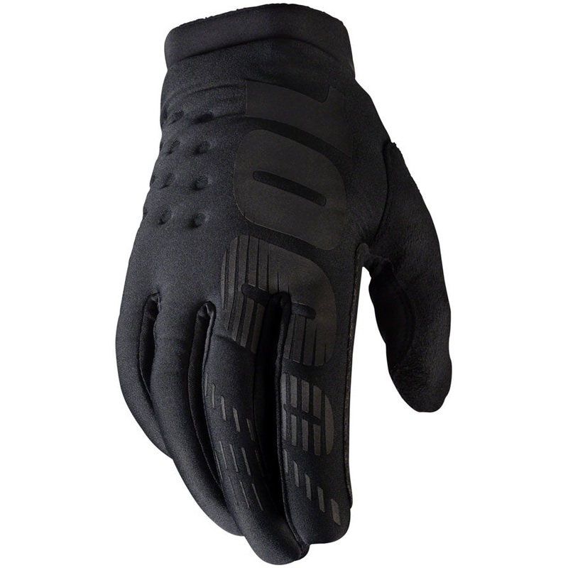 100% Brisker Gloves – Black, Men’s, 2X-Large