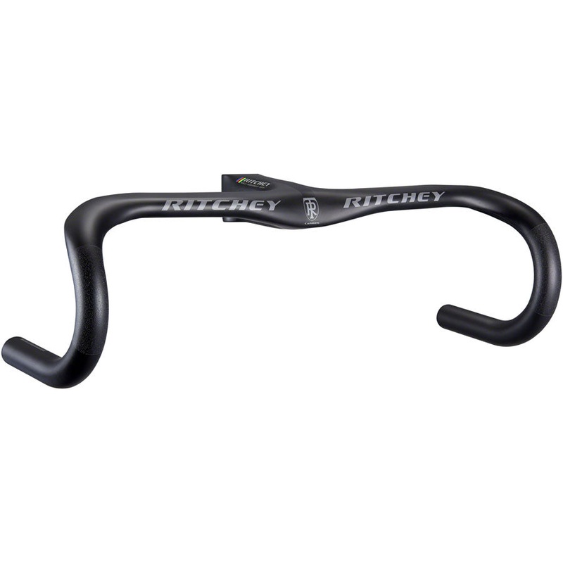 WCS Carbon Solostreem Drop Handlebar – Integrated Bar/Stem Carbon 44cm 130mm Matte Carbon