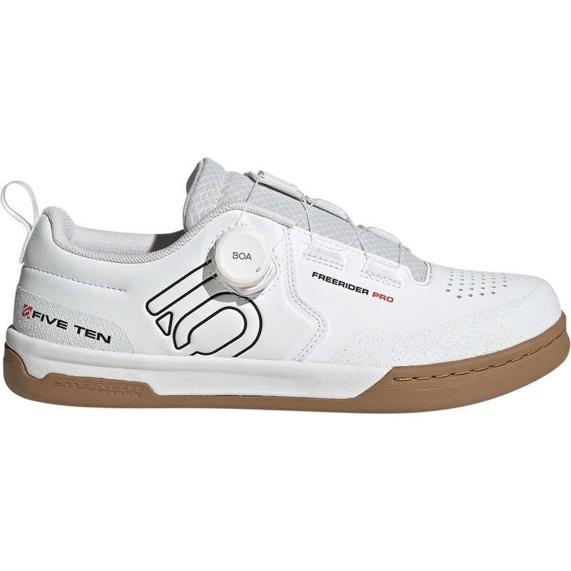 Five Ten Freerider Pro BOA Flat Shoes – Men’s FTWR White/Core Black/Red 9
