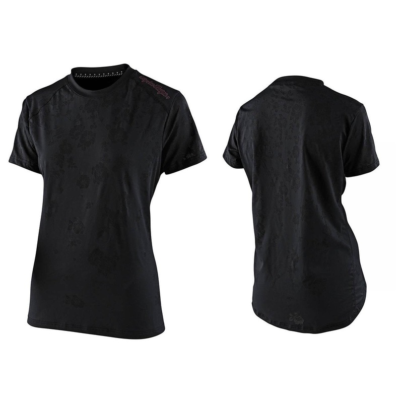 Troy Lee Designs Lilium Short Sleeve MTB Jersey – Womens – Floral Black