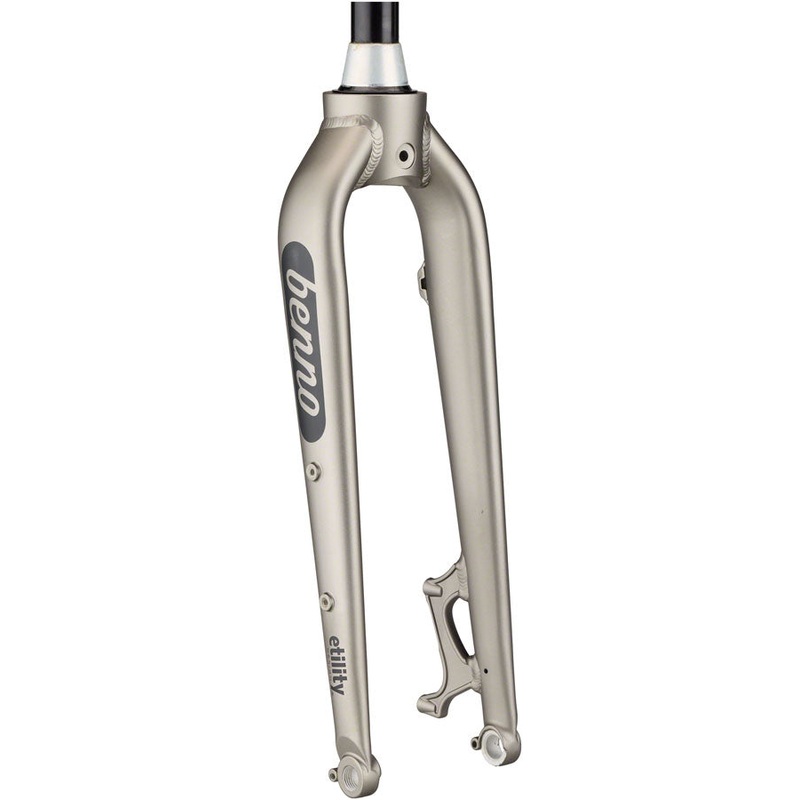 Benno Boost Replacement Fork – Aluminum, 2022+, Thru-Axle, 24″, Post Mount, Titanium Gray