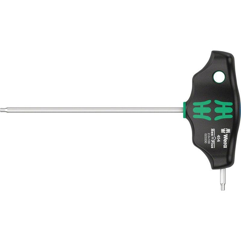 Wera 454 T-handle hexagon screwdriver Hex-Plus 2 x 100 mm