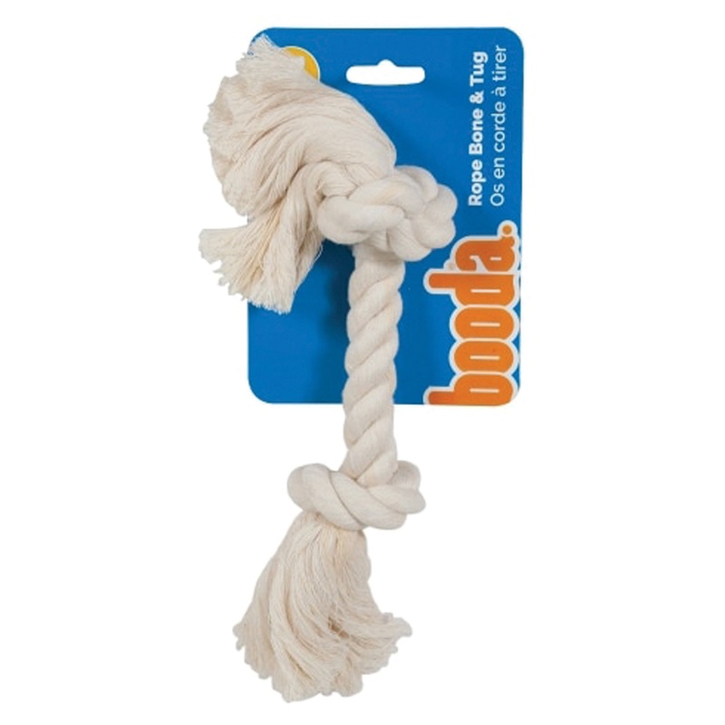 Booda 2knot Rope Bone Small – Durable and Fun Chew Toy for Small Dogs