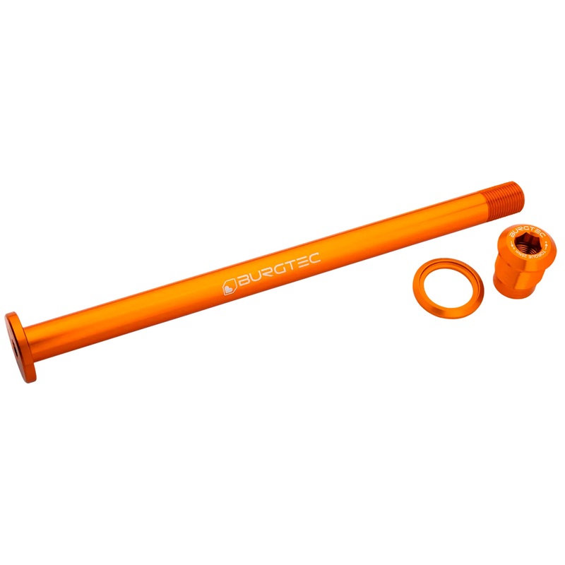 Burgtec Evil 183.5mm UDH Rear Axle – Iron Bro Orange