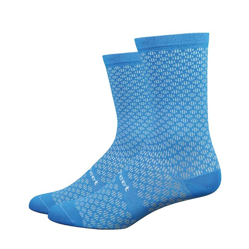 DeFeet Evo 6″ Mont Ventoux Socks Barnstormer Blue XL