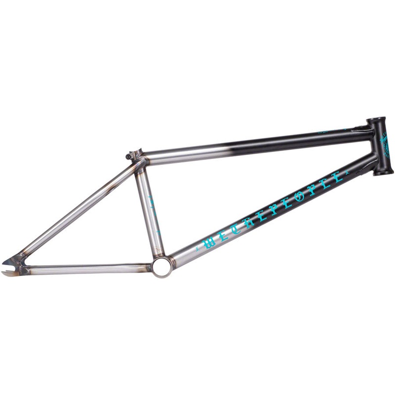 We The People Pathfinder BMX Frame – 21.25″ TT Matt Black/Raw Fade