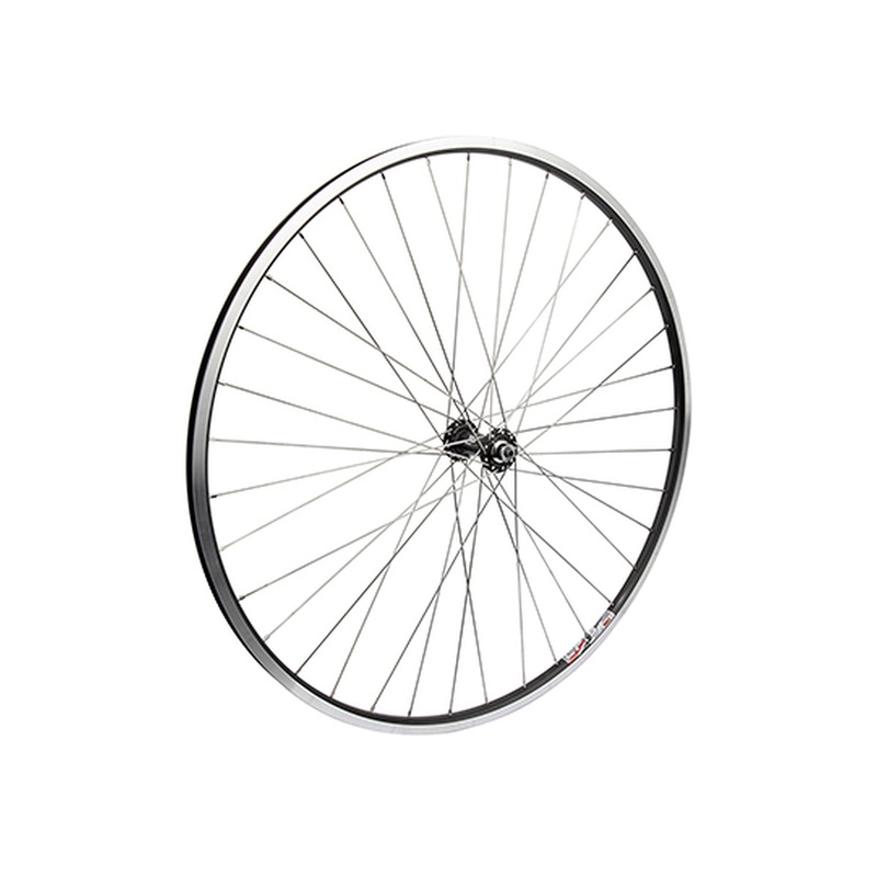 Wheelmaster 700c Alloy Road Wheel – Double Wall – Front – Black