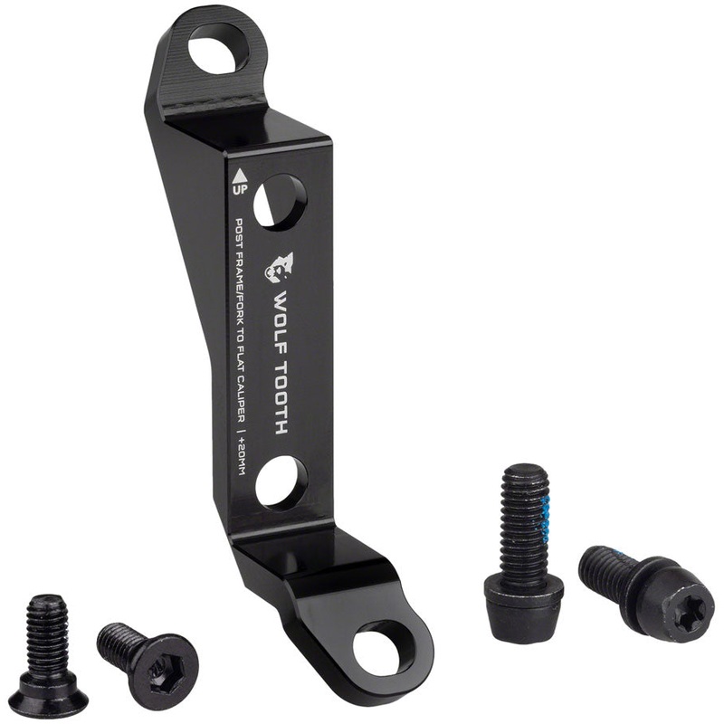 Wolf Tooth Disc Brake Adapter – Post to Flat Mount, +20mm