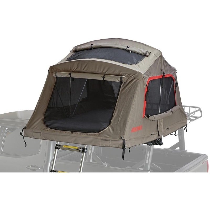 Yakima SkyRise HD Roof Top Tent  Heavy Duty 4-Season Camping Gear with Waterproof 600D Ripstop Fabric, Expanded Windows & Easy Auto-Close Ladder