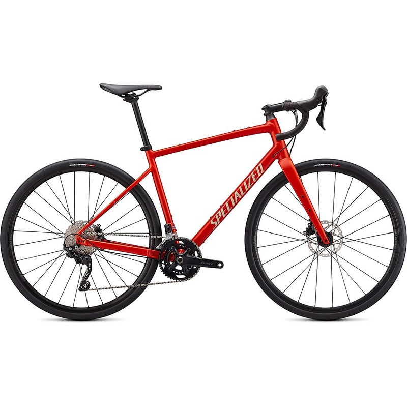 2021 Specialized diverge e5 elite bike satin redwood/gloss white/chrome/clean 56