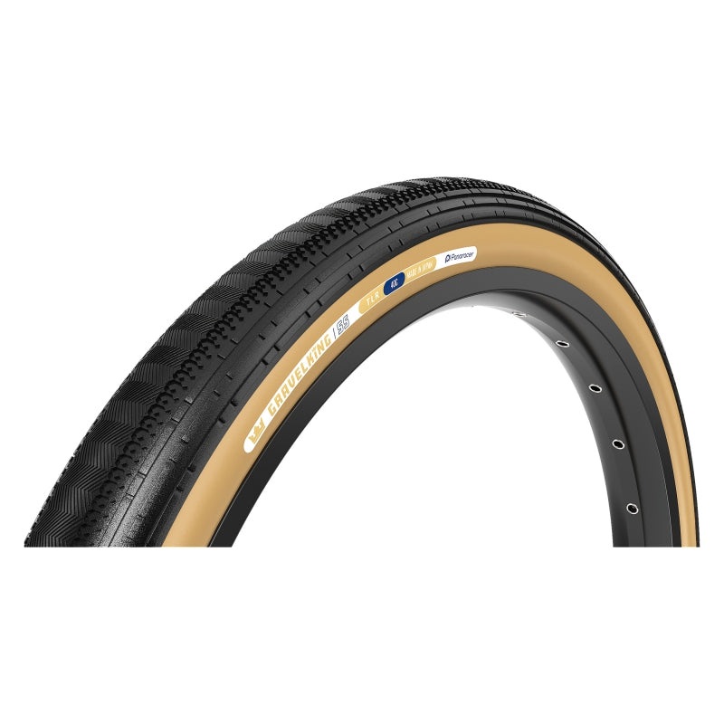 Panaracer GravelKing SS Tire – 650b x 38 / 27.5 x 1.50 Tubeless Folding BLK/Brown