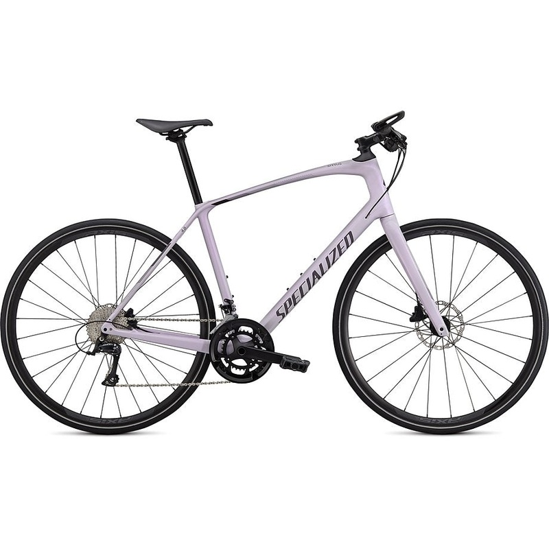 2021 Specialized sirrus 4.0 bike gloss uv lilac / satin black reflective m