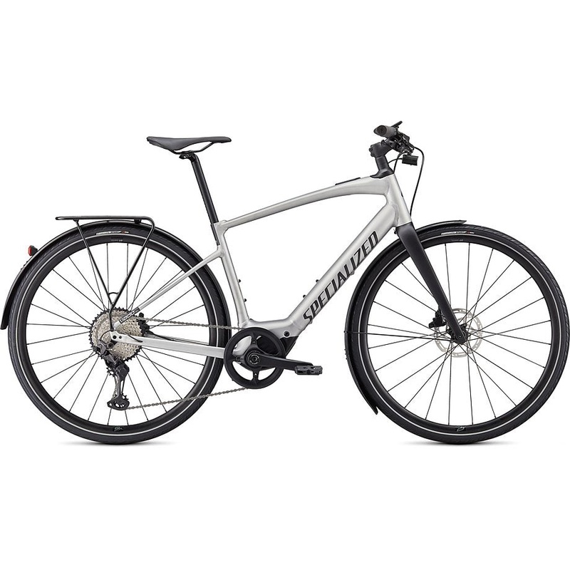 2021 Specialized vado sl 5.0 eq bike brushed aluminum / black reflective l