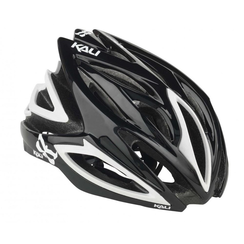 Kali Phenom Road Helmet – Black-Vanilla white