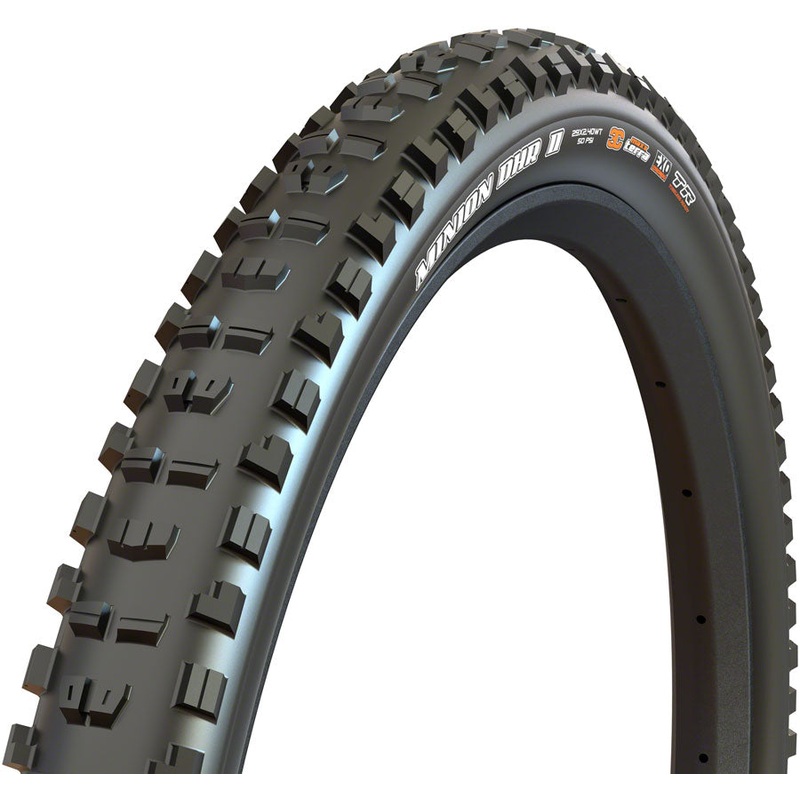 Maxxis Minion DHR II Tire – 27.5 x 2.5, Tubeless, Folding, Black, 3C MaxxTerra, DH
