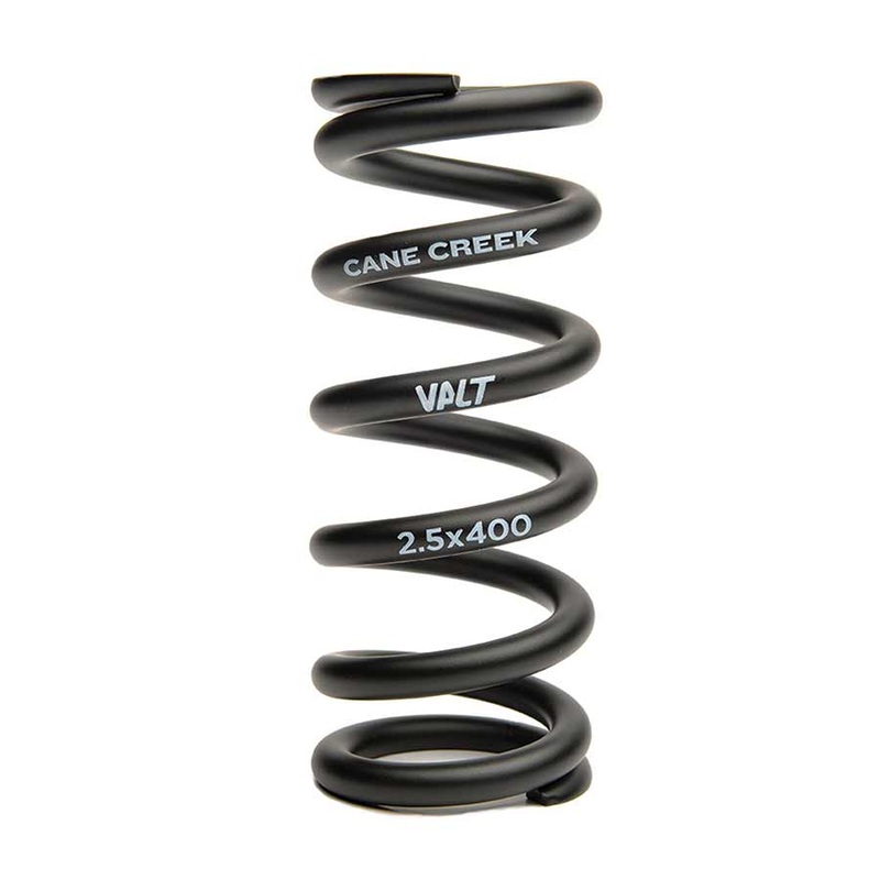 VALT Lightweight Steel Spring Coil Shock 2.50″/63mm x 500lbs BLK