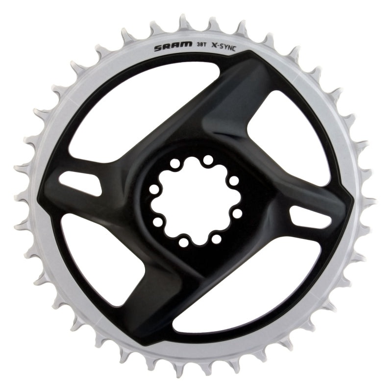 SRAM X-Sync Road Direct Mount Chainring RED/Force – 38t 12-Speed 8-Bolt Direct Mount Gray
