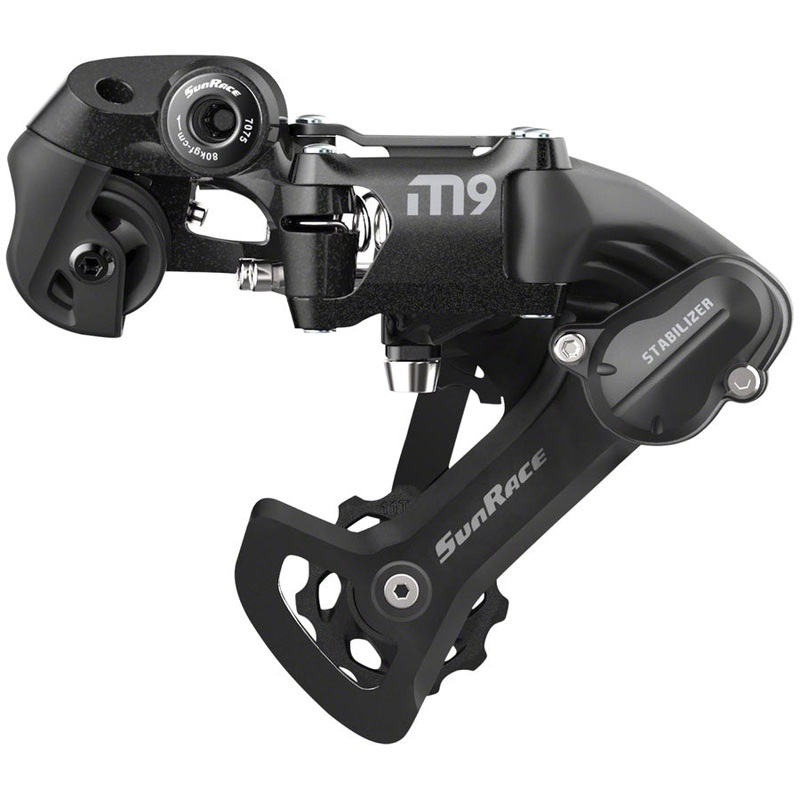 SunRace M903 Rear Derailleur – 9-Speed, Short Cage, Black