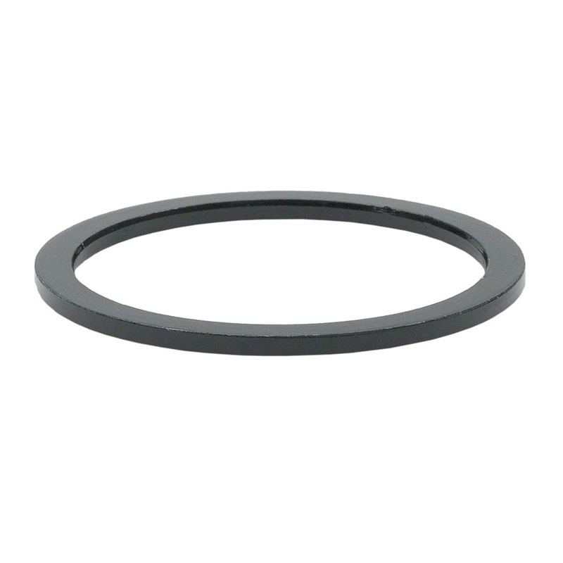 Wheels Manufacturing Aluminum Headset Spacer – 1″ x 3mm – Black