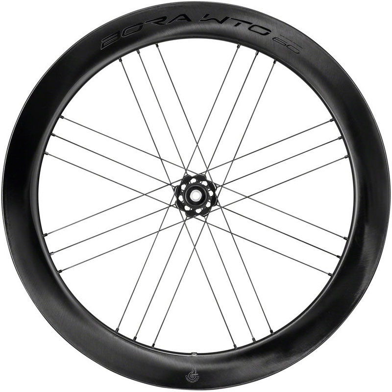 Campagnolo Bora WTO 60 C23 Front Wheel – 700c, QR x 100mm, Center-Lock, 2-Way Fit, Carbon