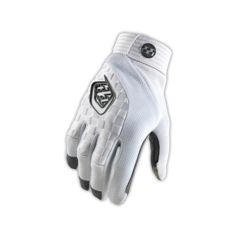 Troy Lee Sprint BMX Race Gloves-White