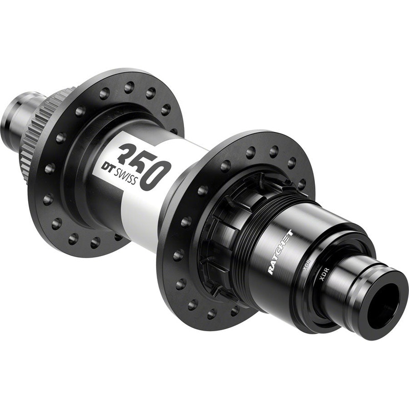 DT Swiss 350 Rear Hub – 12 x 142mm, Center-Lock, XDR, Black, 24H, 36pt