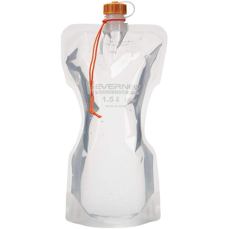 Evernew Hydration Packs & Reservoirs  Durable Water Carry Bags, 600-2000ml Compartments, Low-Odor Polyethylene, Shock Cord, Gusseted Bottom
