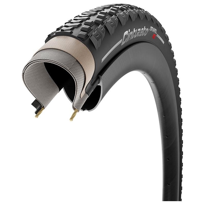 Pirelli Cinturato Gravel RC Tire – 700 x 45 Tubeless Folding Black