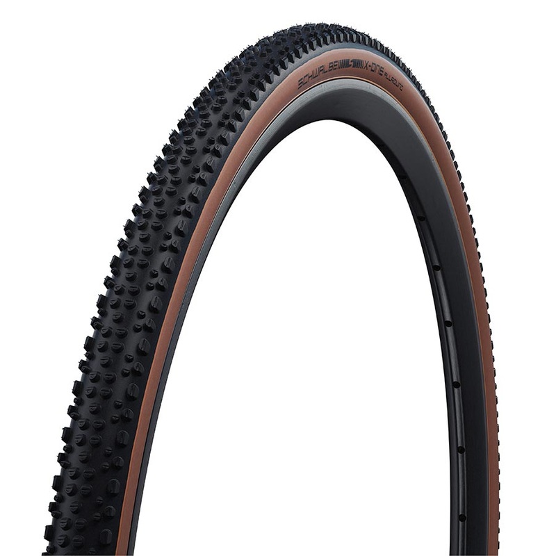 Schwalbe Gravel Tire X-One Allround Hybrid, 700x33C, Folding, Tubeless Ready, Addix, RaceGuard, 67TPI, Bronze 11654291