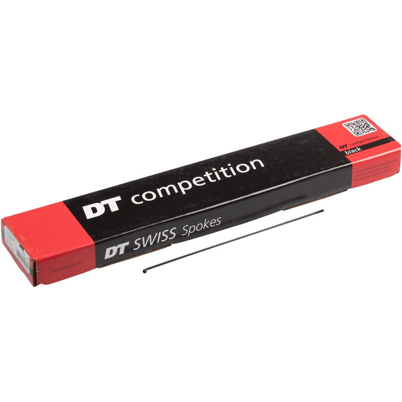 DT Swiss Competition Spoke: 2.0/1.8/2.0mm 270mm J-bend Black Box of 100